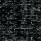 Monochromatic textile pattern with rounded, layered shapes in dark gray, featuring horizontal lines and a woven texture; label reads "swan > fabric (g) > g 469 21".